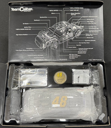 Jimmie Johnson #48 Power of Pride Team Caliber Dark Chrome 1:24 Diecast Car