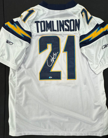 LaDainian Tomlinson Signed Autographed Reekbok NFL Equipment Jersey GTSM Cert
