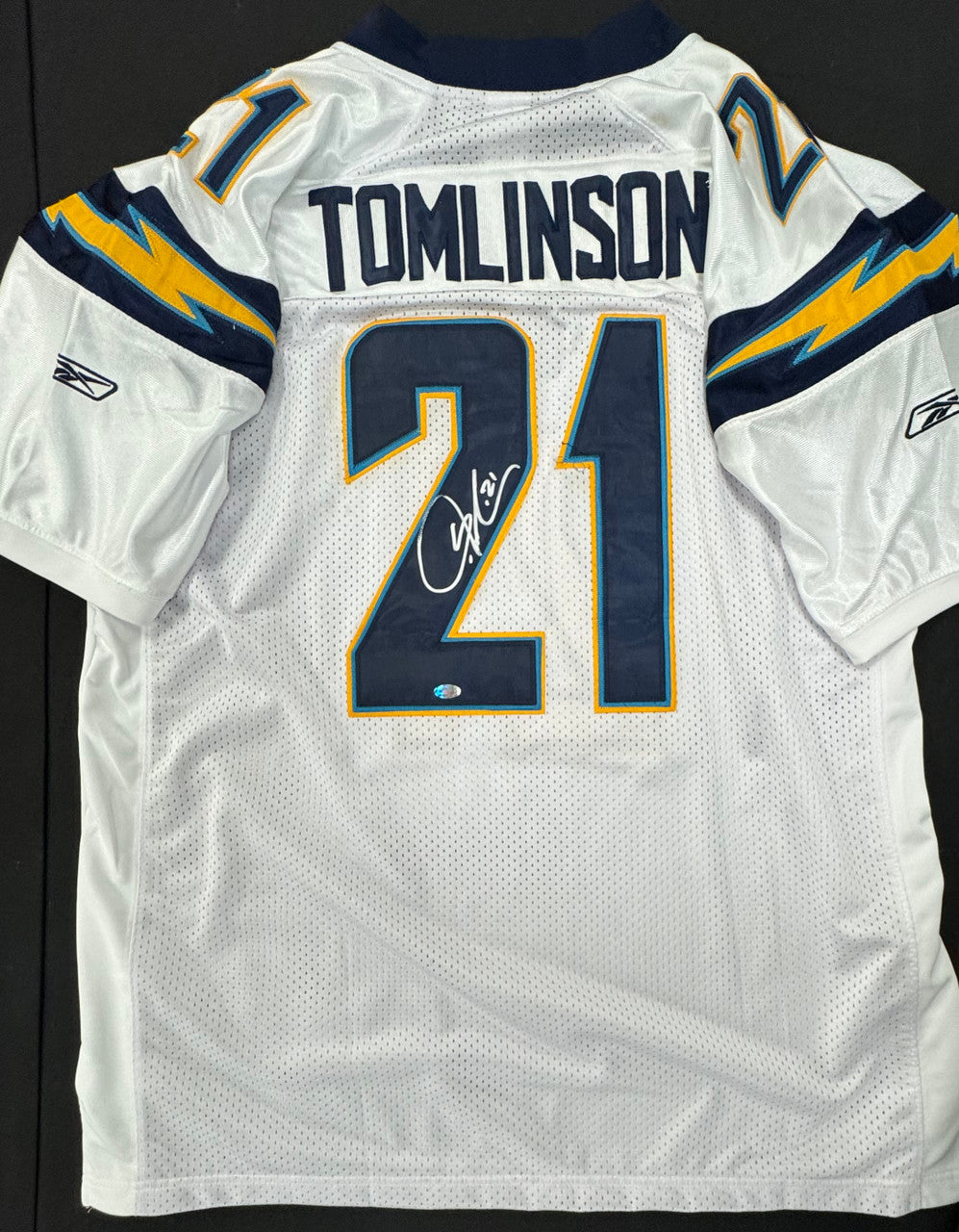 LaDainian Tomlinson Signed Autographed Reekbok NFL Equipment Jersey GTSM Cert