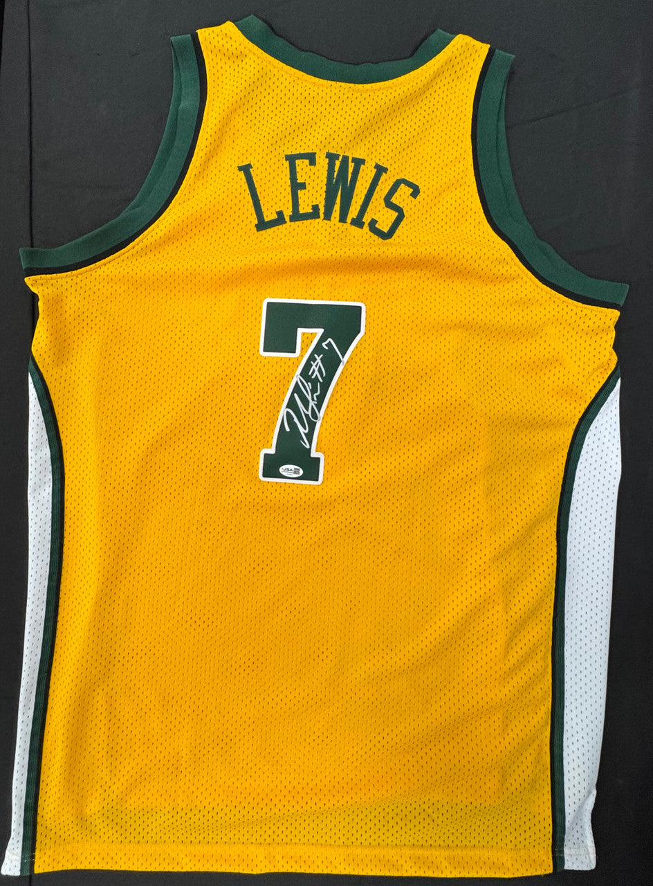 Rashard Lewis Signed Autographed Reebok Sonics Jersey Sz XL JSA Cert