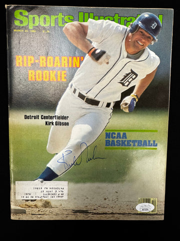 Kirk Gibson Signed Autographed 1980 Sports Illustrated Magazine JSA