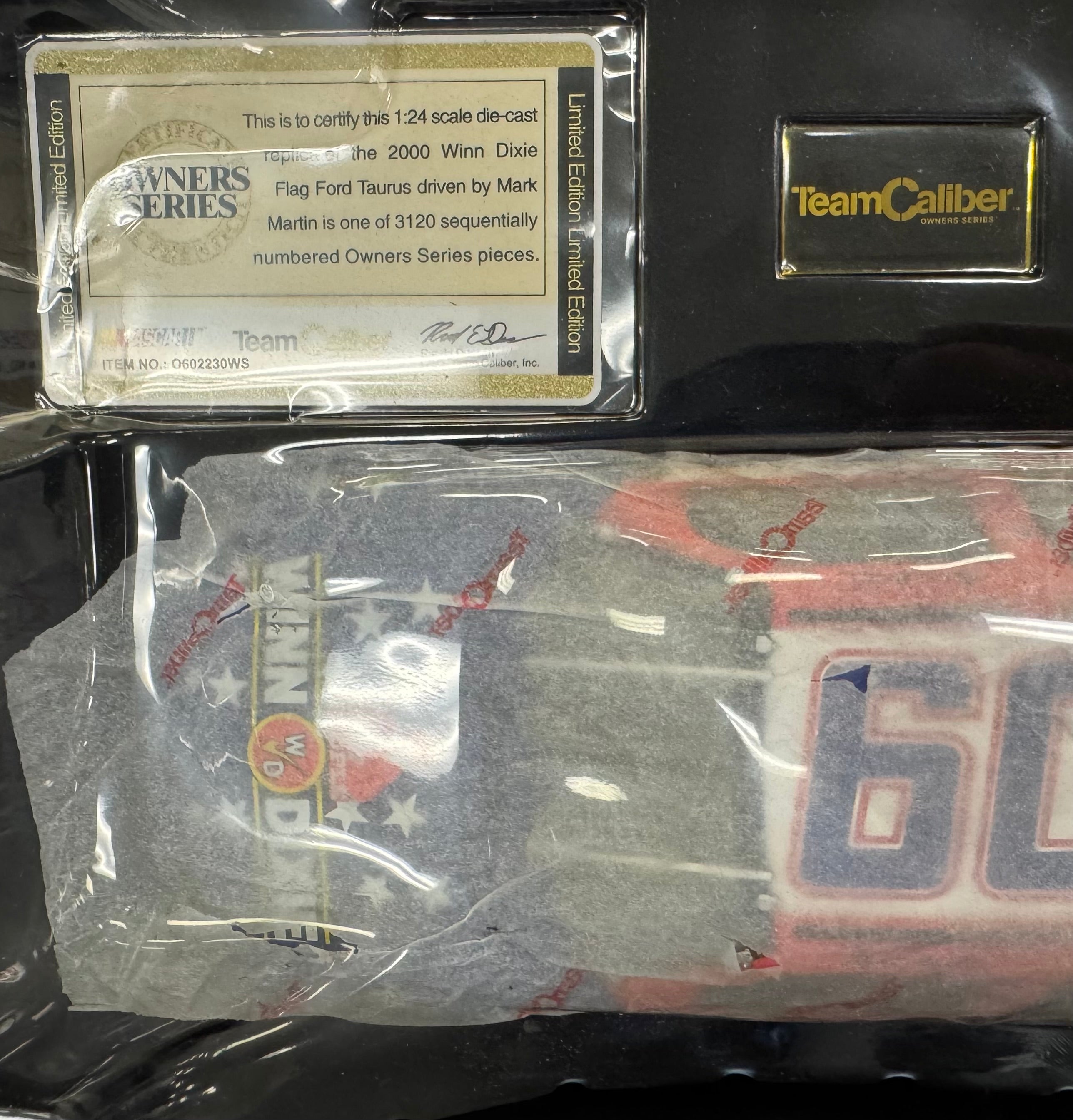 Mark Martin #60 Winn Dixie Beef People Team Caliber 1:24 Diecast Car /3120