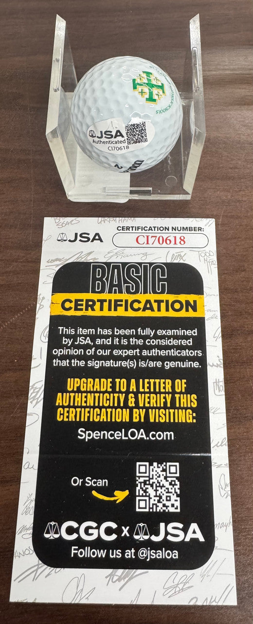 Steve Yzerman Signed Autographed Golf Ball JSA Cert