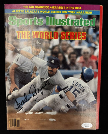 Aurelio Rodriguez Signed Autographed 1981 Sports Illustrated Magazine JSA