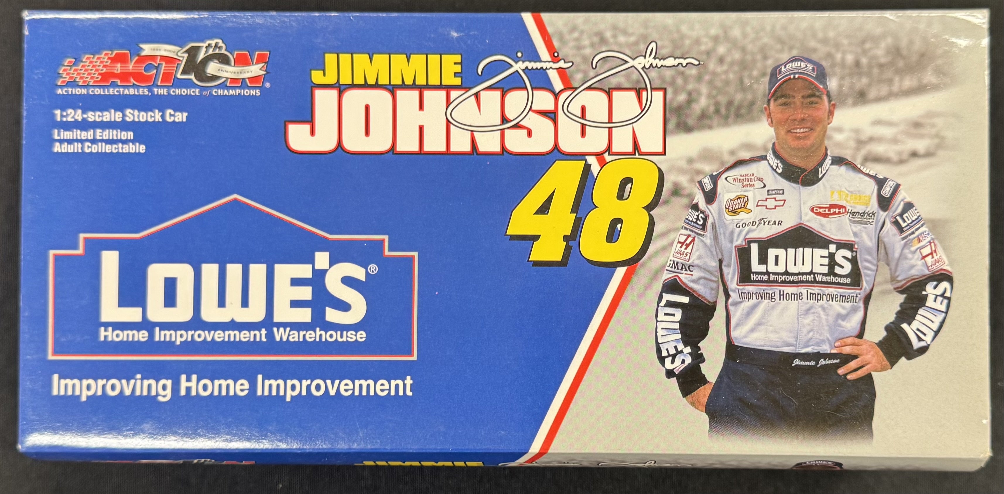 Jimmie Johnson #48 Lowe's 2002 Monte Carlo Action Racing 1:24 Diecast Car