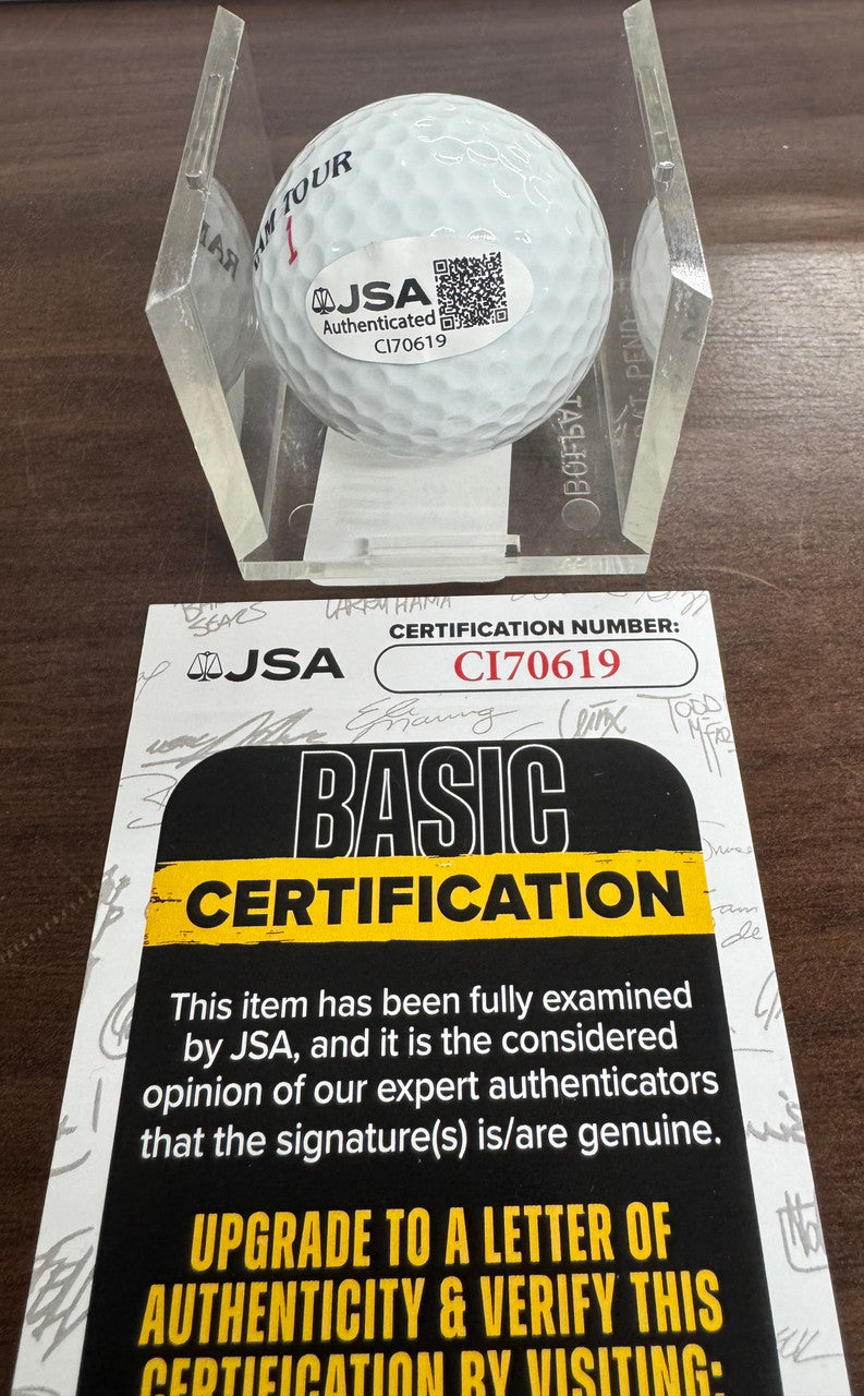 George Perles Signed Autographed Golf Ball JSA CI70619