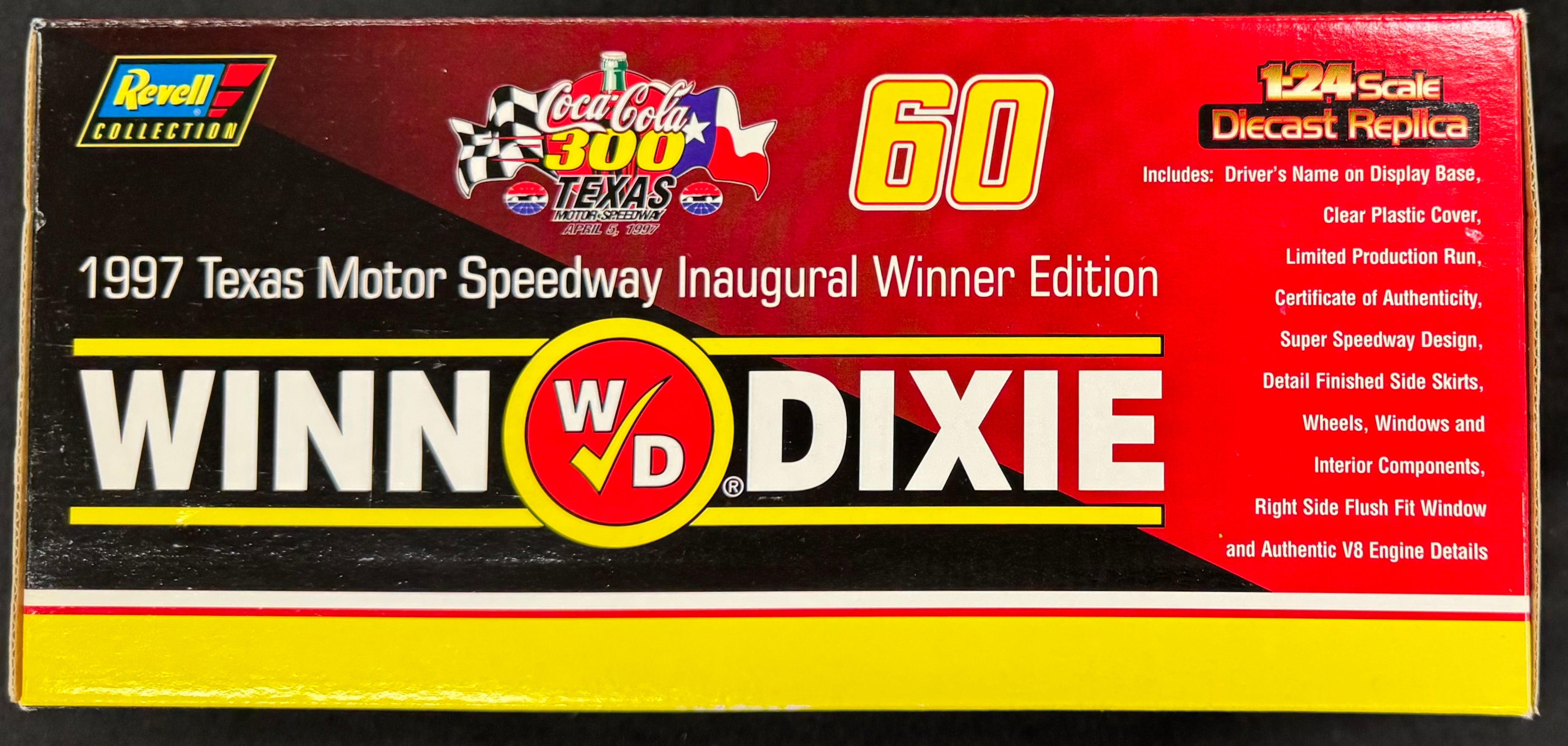 Mark Martin #60 Winn Dixie Coca-Cola Winner 1997 Revell 1:24 Diecast Car /5004