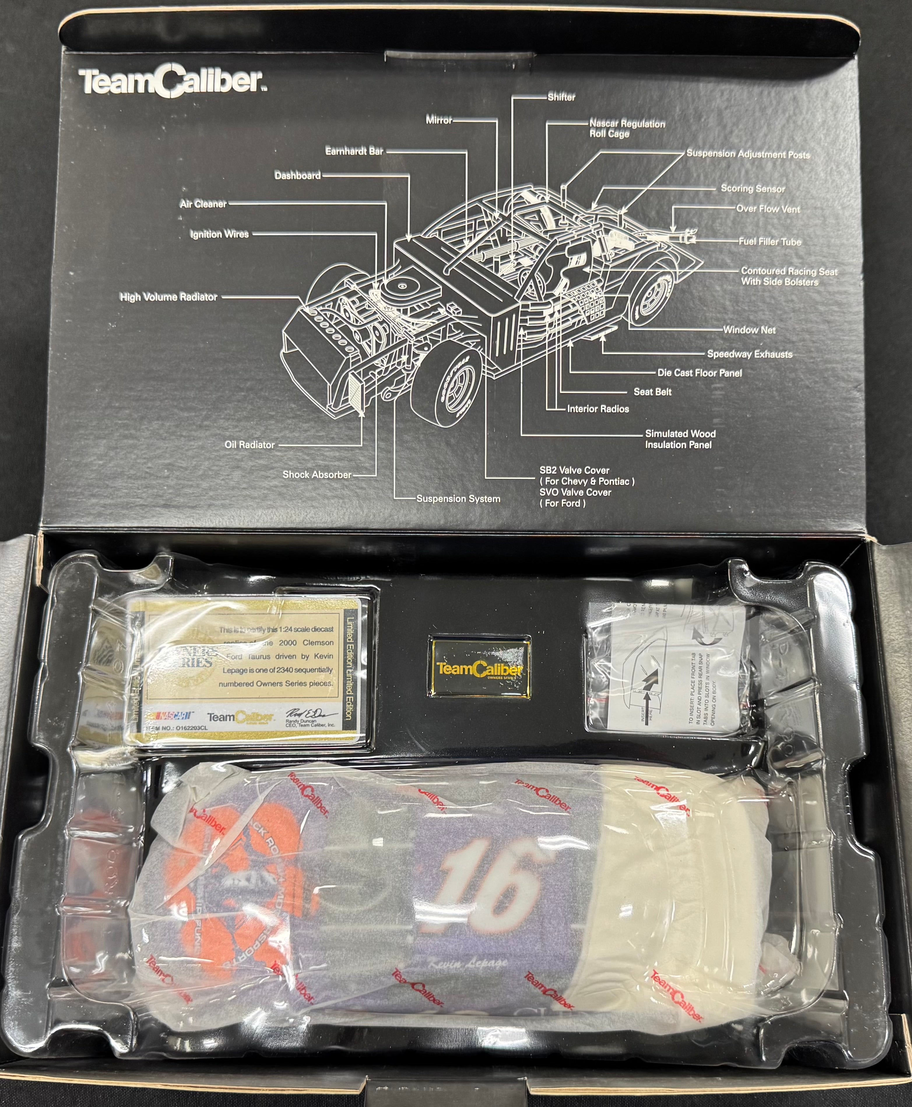 Kevin Lepage #16 Jack Roush Fund 2000 Team Caliber 1:24 Diecast Car /2340