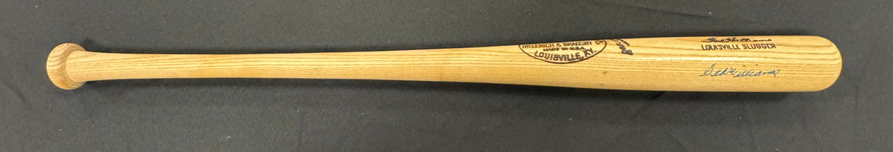 Ted Williams Signed Autographed Louisville Slugger Bat JSA *578