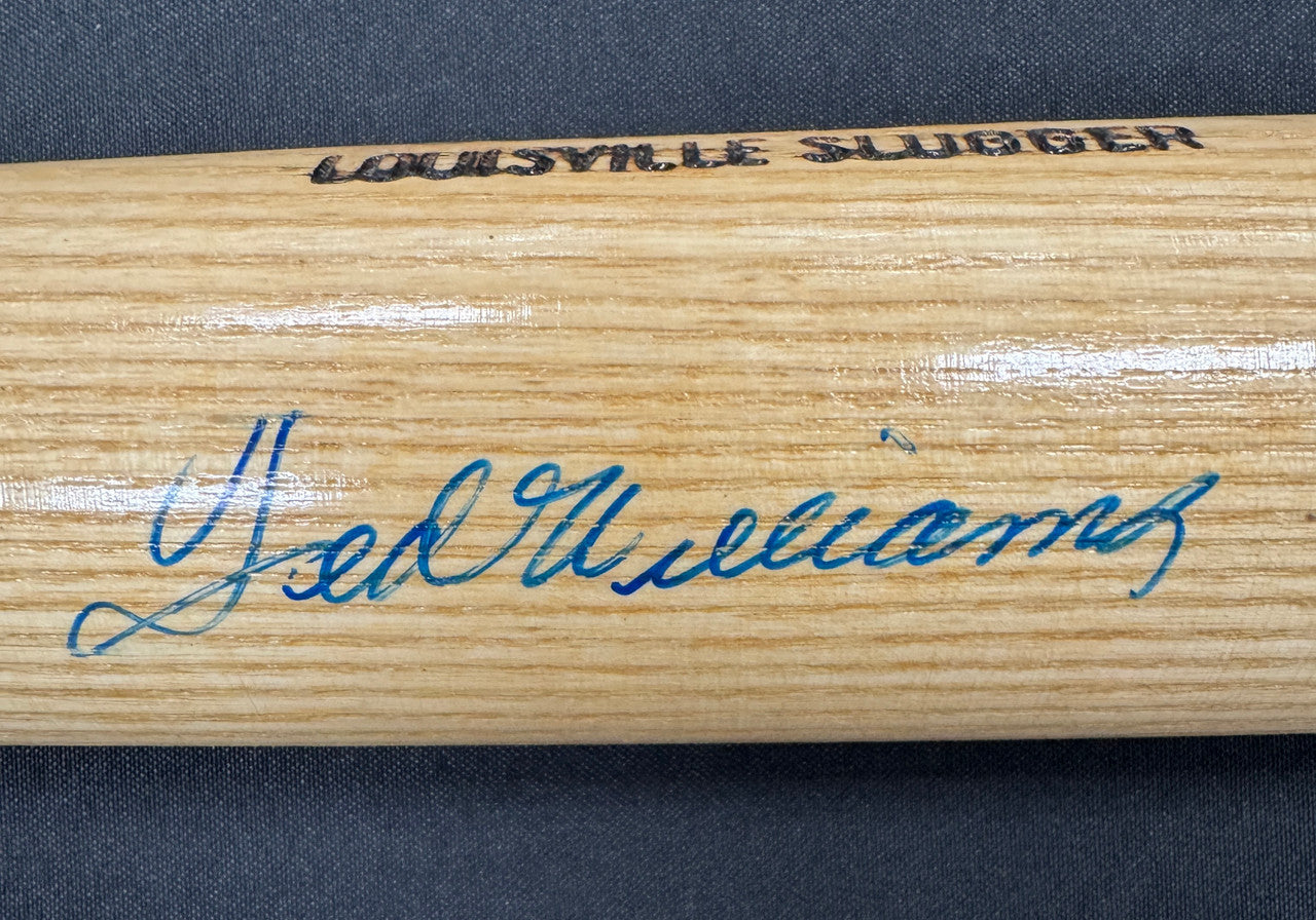 Ted Williams Signed Autographed Louisville Slugger Bat JSA *579