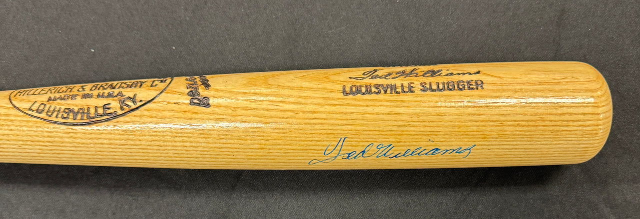 Ted Williams Signed Autographed Louisville Slugger Bat JSA *579