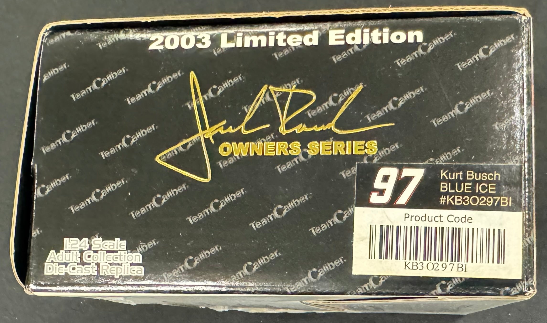 Kurt Busch #97 Blue Ice 2003 Team Caliber 1:24 Diecast Car /2400