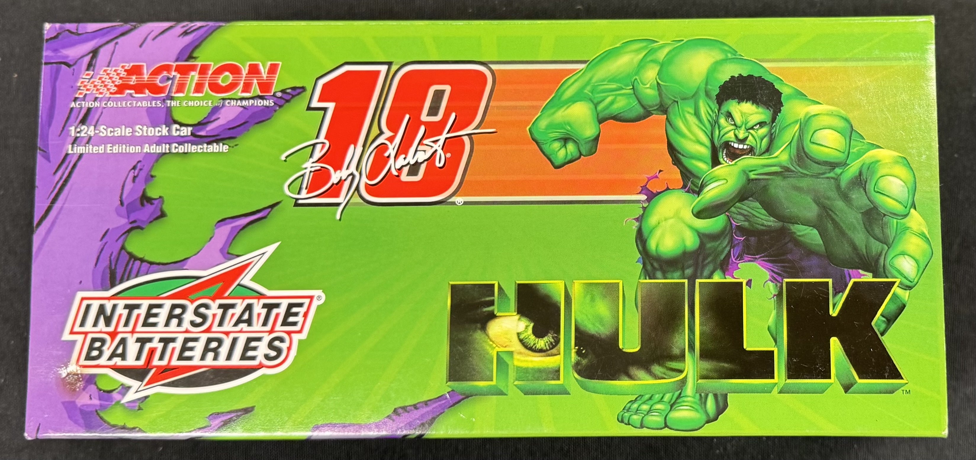 Bobby Labonte #18 HULK 2003 Monte Carlo Action Racing 1:24 Diecast Car /10884