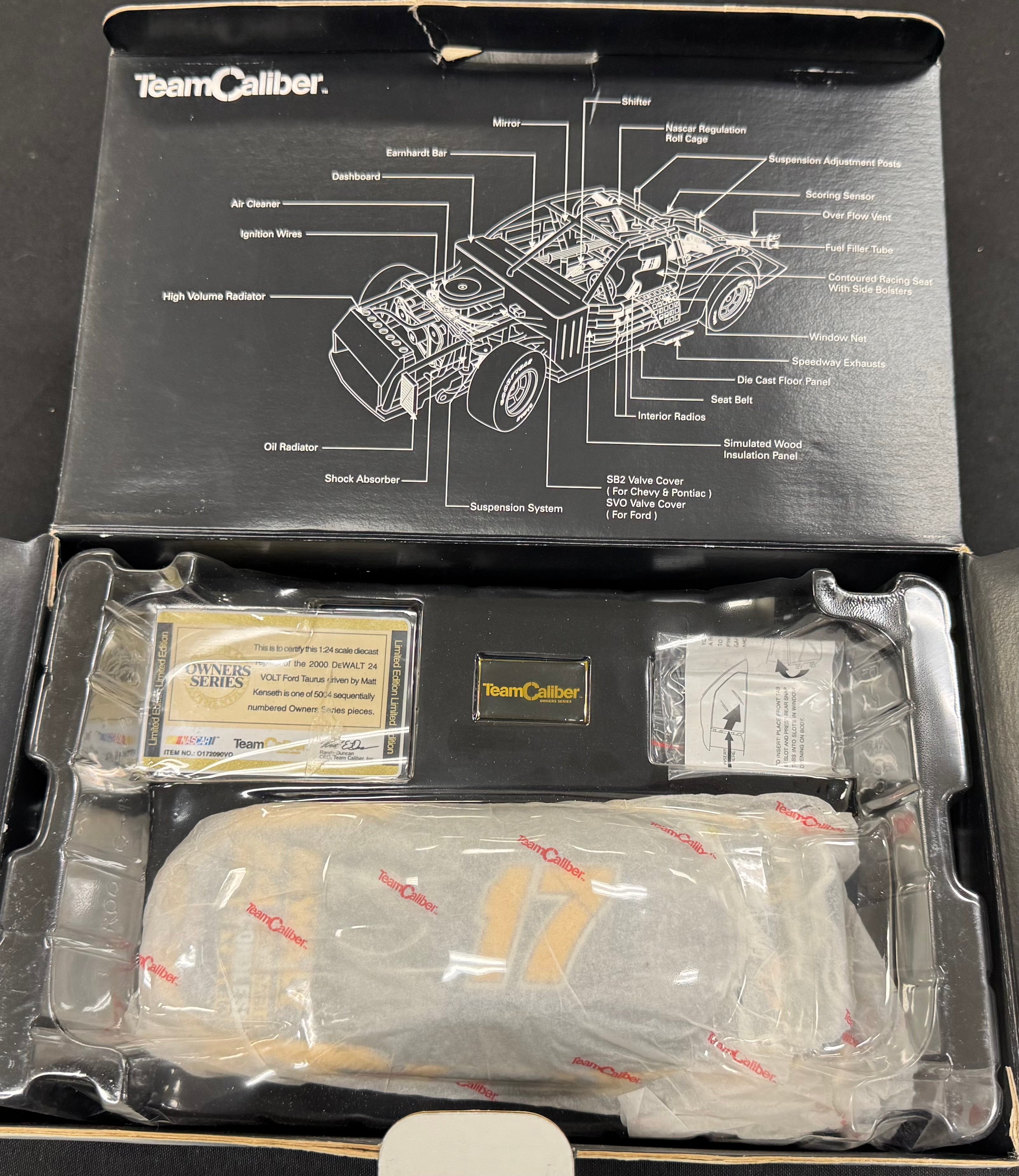 Matt Kenseth #17 DeWalt Racing Emazing 2000 Team Caliber 1:24 Diecast Car /5004