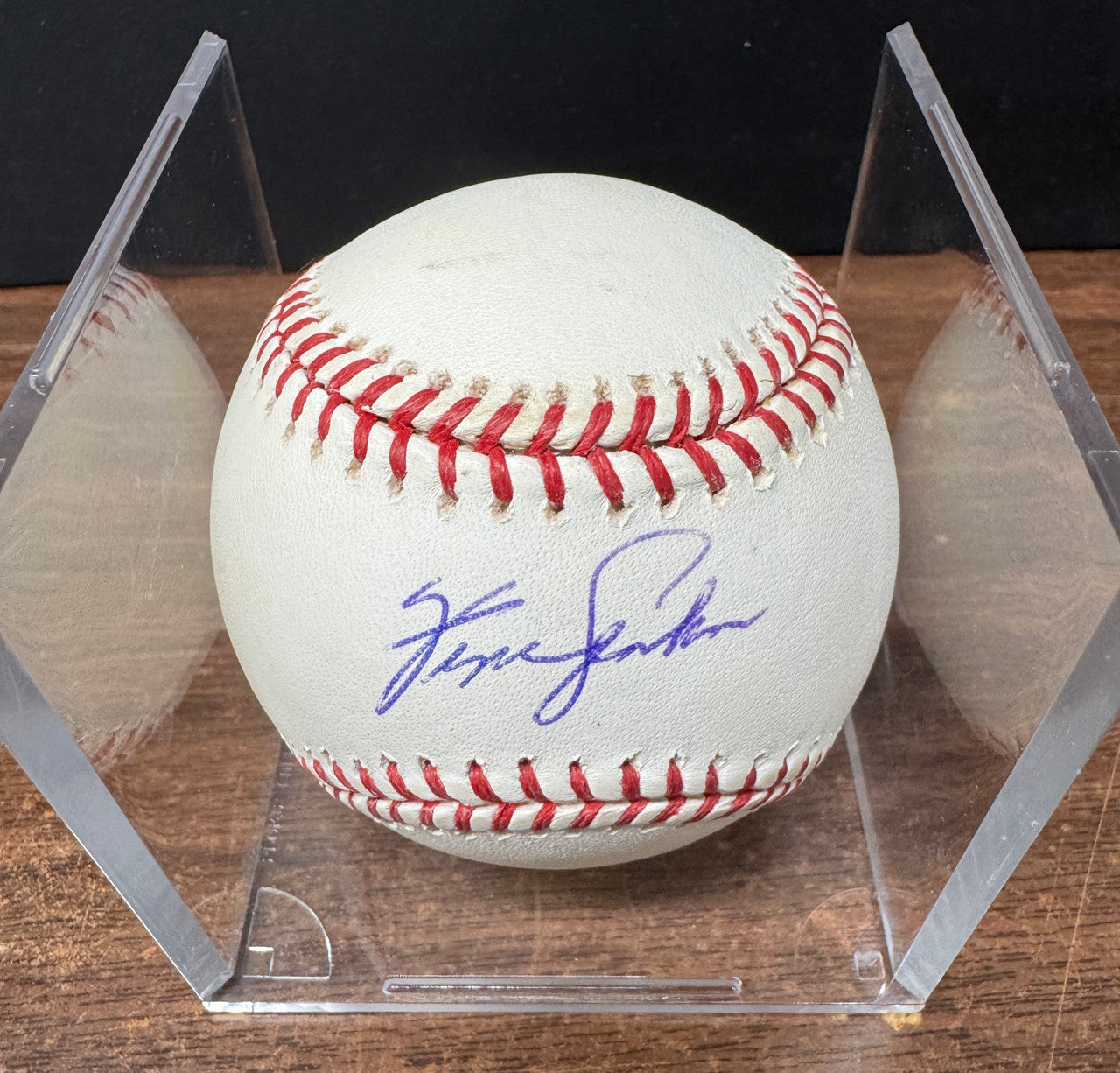 Ferguson Jenkins Signed Autographed Rawlings OML Baseball Tri-Star