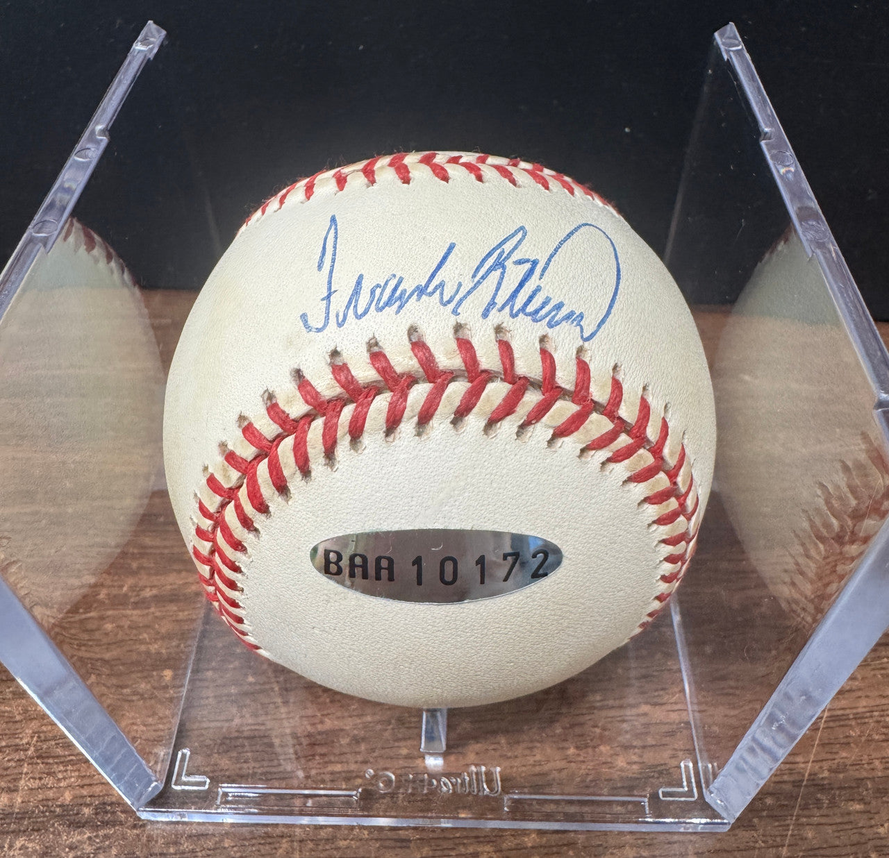 Frank Robinson Signed Autographed Rawlings OAL Baseball UDA Authentic