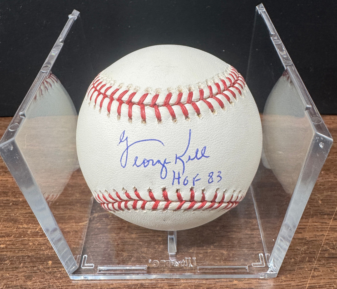 George Kell Signed Autographed Inscribed Rawlings OAL Baseball Tri-Star