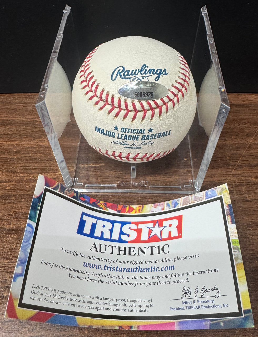 George Kell Signed Autographed Inscribed Rawlings OAL Baseball Tri-Star