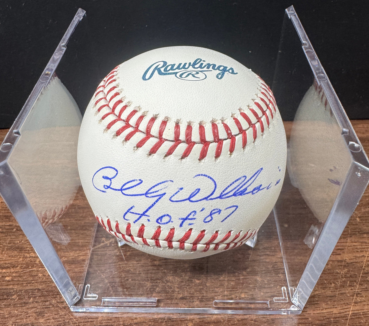Billy Williams Signed Autographed Inscribed Rawlings OML Baseball Fanatics