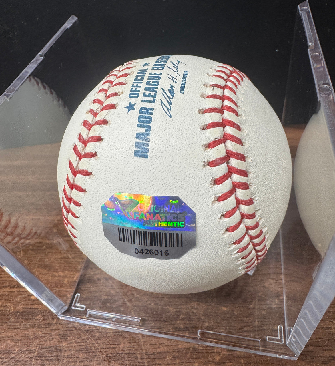 Billy Williams Signed Autographed Inscribed Rawlings OML Baseball Fanatics