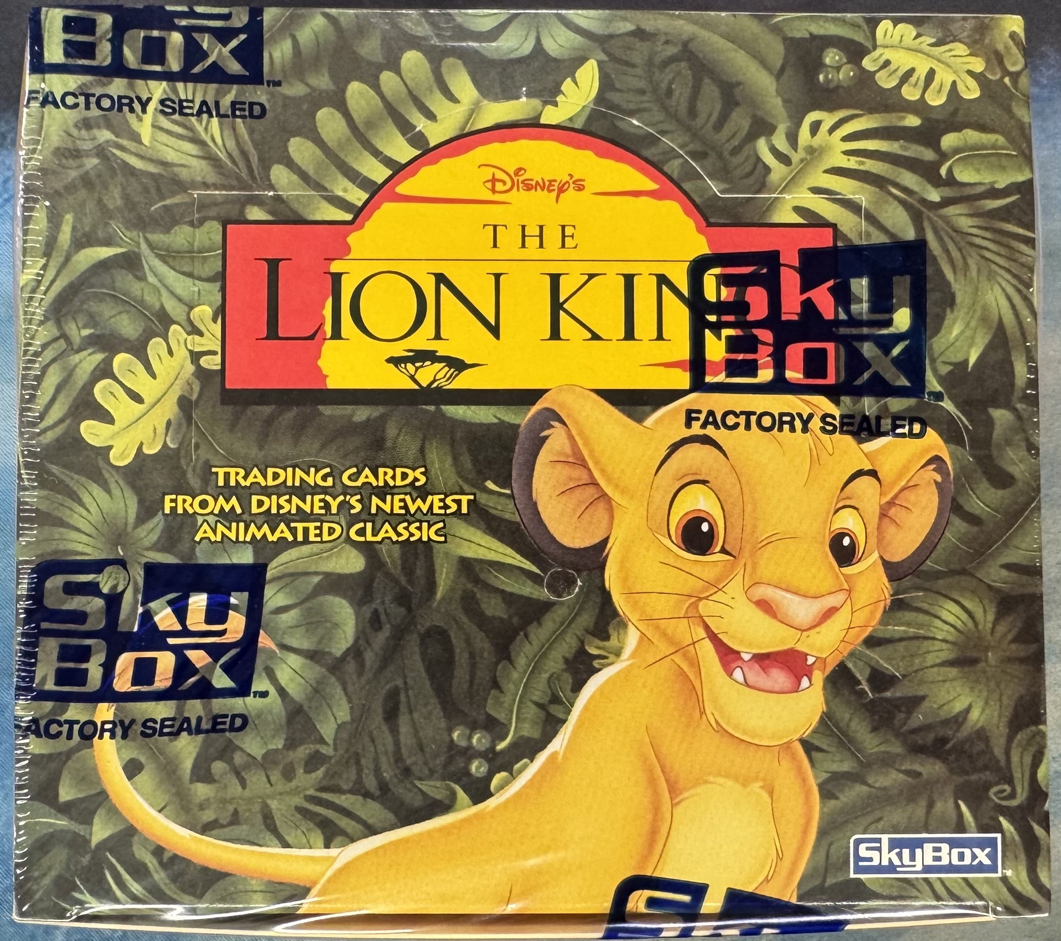 1994 SkyBox Disney's The Lion King Series 1 Factory Sealed Box