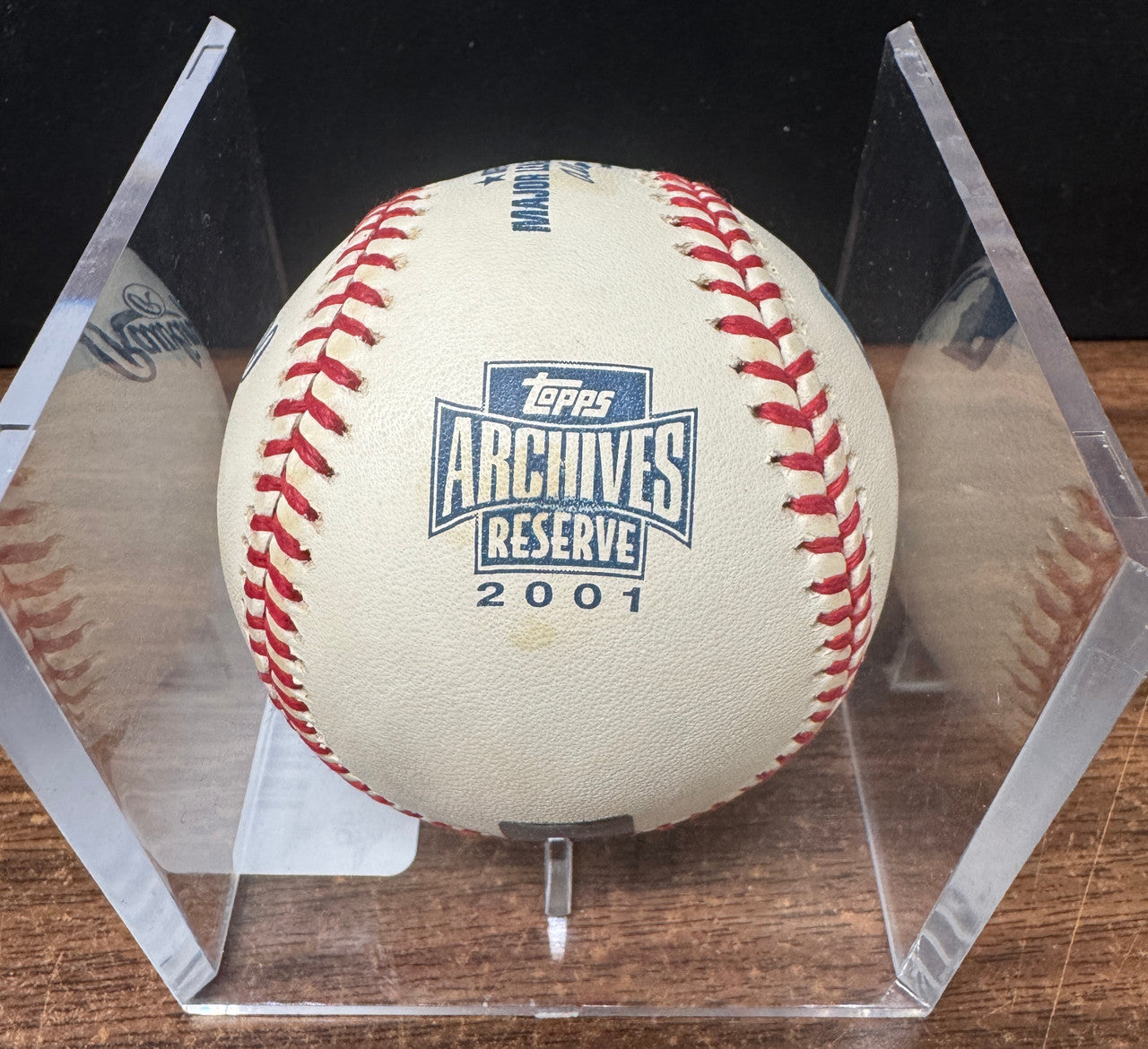 Maury Wills Signed Autographed Baseball 2001 Topps Archives