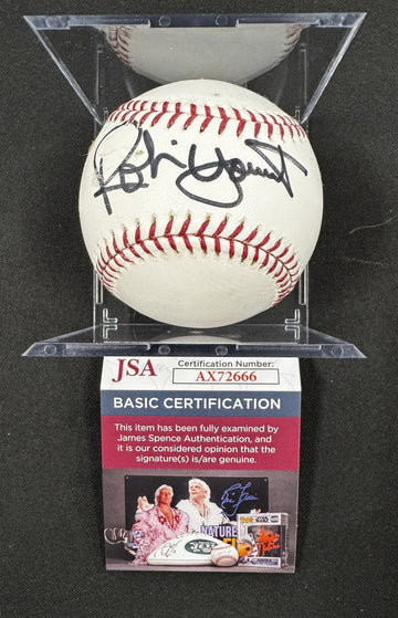 Robin Yount Signed Autographed Rawlings OML Baseball JSA