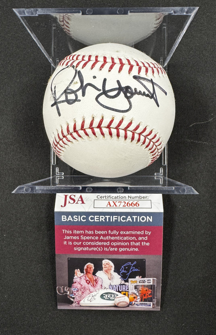 Robin Yount Signed Autographed Rawlings OML Baseball JSA