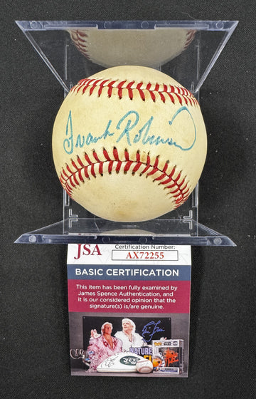 Frank Robinson Signed Autographed Rawlings Baseball JSA