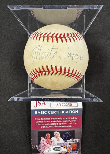 Monte Irvin Signed Autographed Rawlings ONL Baseball JSA