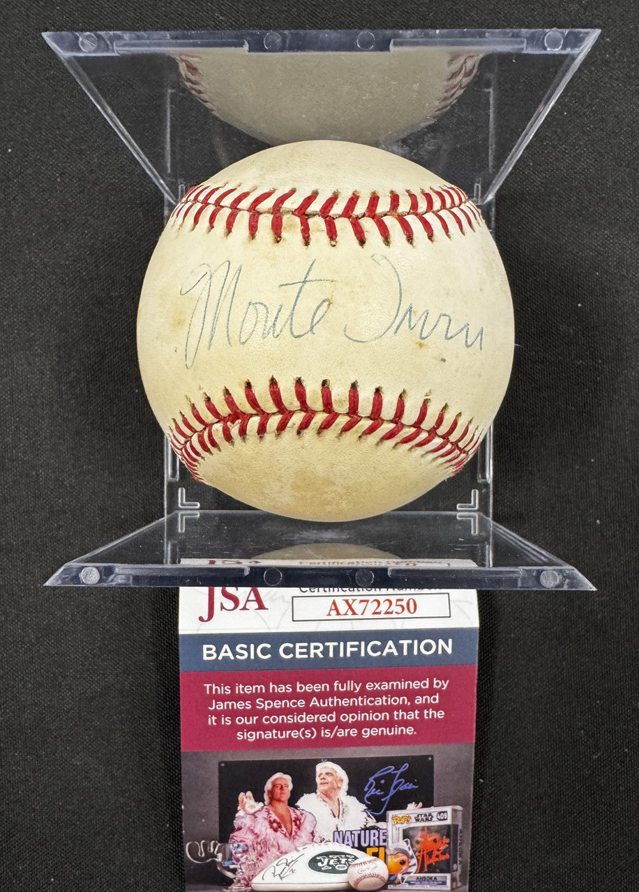 Monte Irvin Signed Autographed Rawlings ONL Baseball JSA