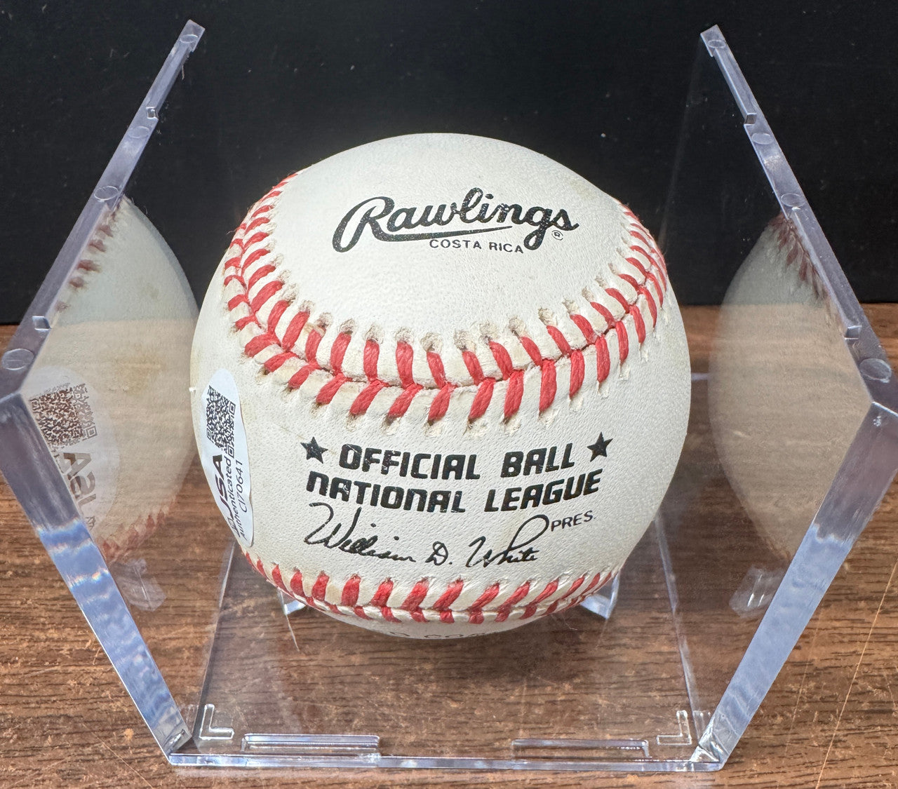 Barry Bonds Signed Autographed Rawlings ONL Ball JSA