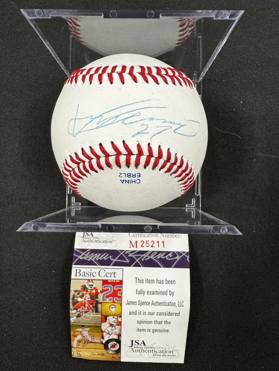 Vladimir Guerrero Signed Autographed Rawlings Official League Baseball JSA