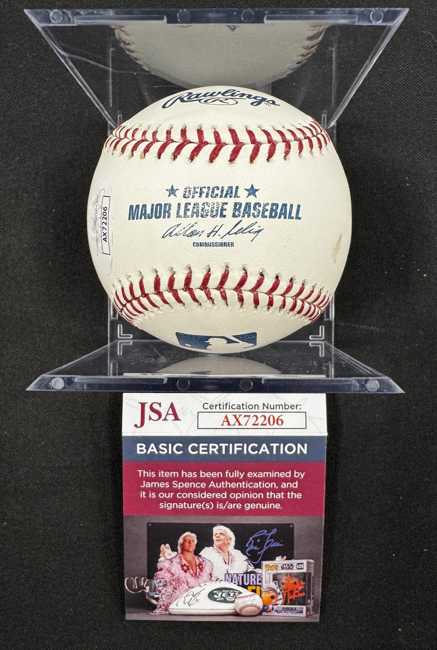 Peter Gammons Signed Autographed Rawlings OML Baseball JSA