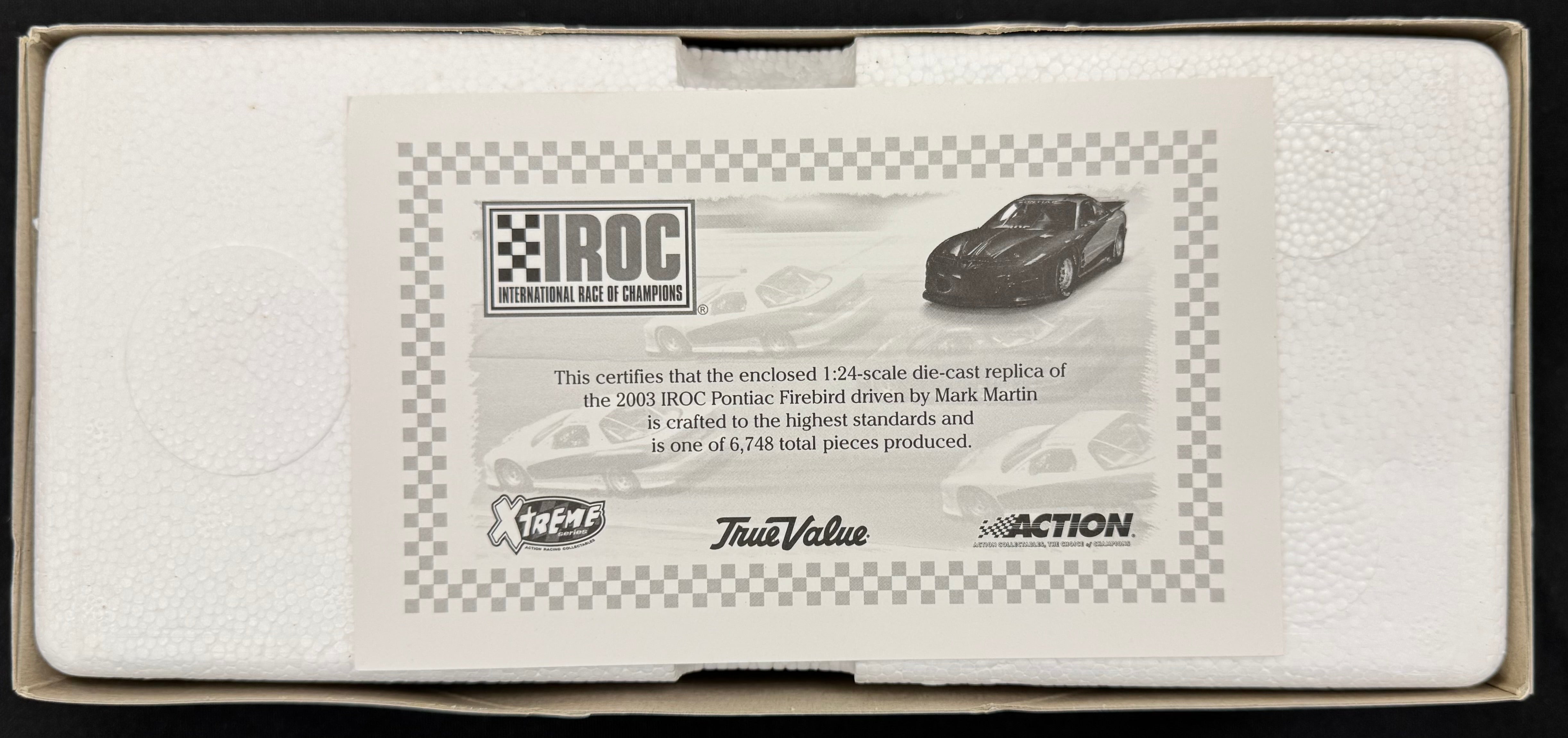 Mark Martin #8 True Value Daytona Win 2003 Action Racing 1:24 Diecast Car /6748