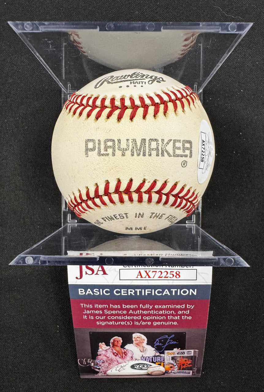 Lou Brock Signed Autographed Rawlings 3,000th Hit Baseball JSA