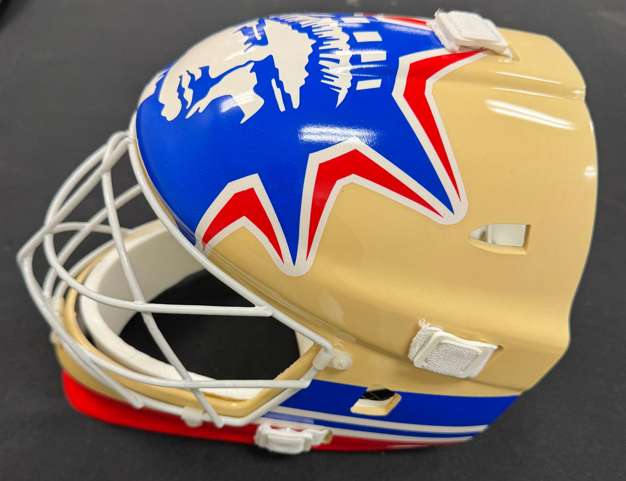 Eddie Giacomin Signed Autographed Inscribed Full Size Goalie Mask JSA