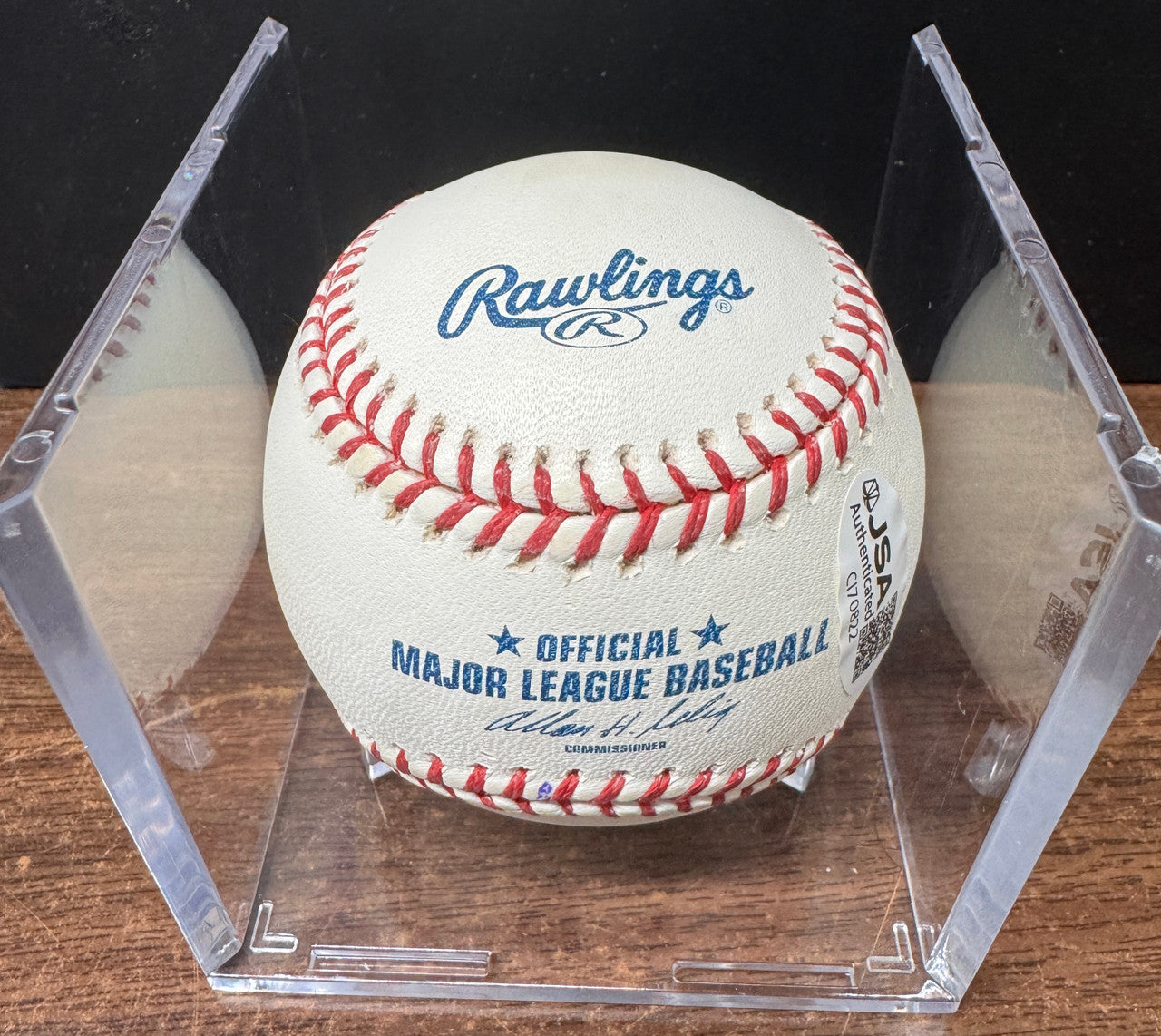 David Ortiz Signed Autographed Rawlings OML Baseball JSA *822