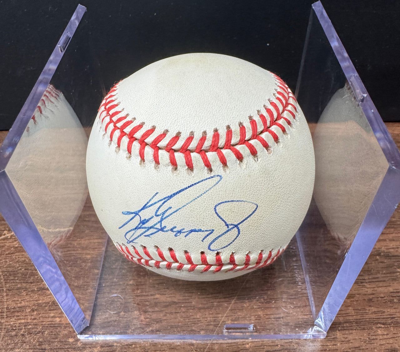 Ken Griffey Jr. Signed Autographed Rawlings OAL Baseball Nintendo JSA