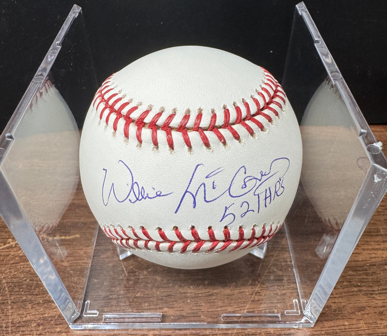 Willie McCovey Signed Autographed Inscribed Rawlings OML Baseball "521 HR's" JSA