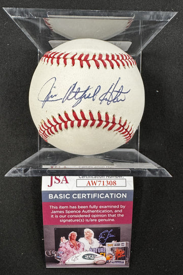 Jim Catfish Hunter Signed Autographed Rawlings Official League Baseball JSA