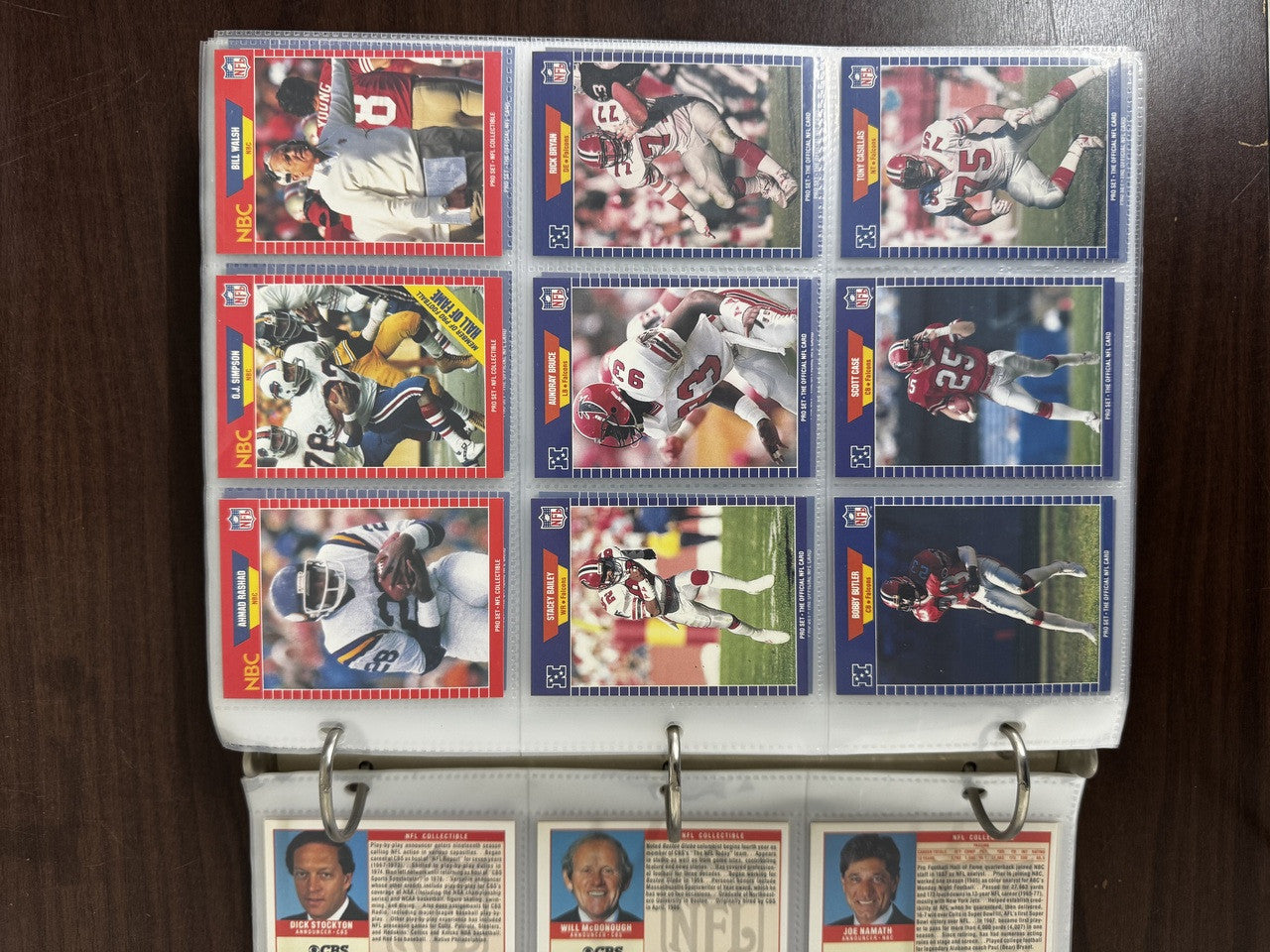 1989 Pro Set Football Complete Master Set (618) w/ Super Bowl + Announcer Sets