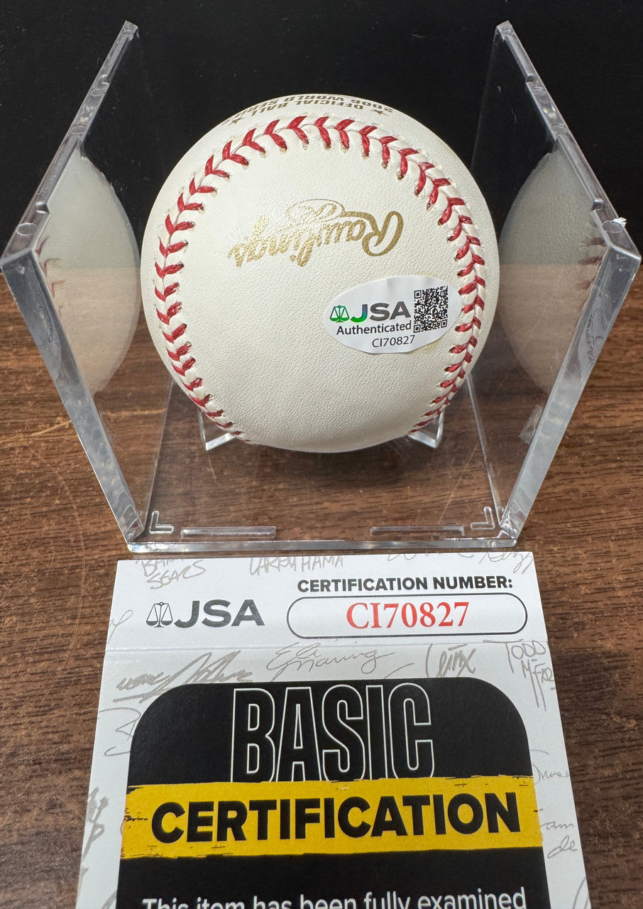 Carlos Guillen Signed Autographed Rawlings 2006 World Series Baseball JSA