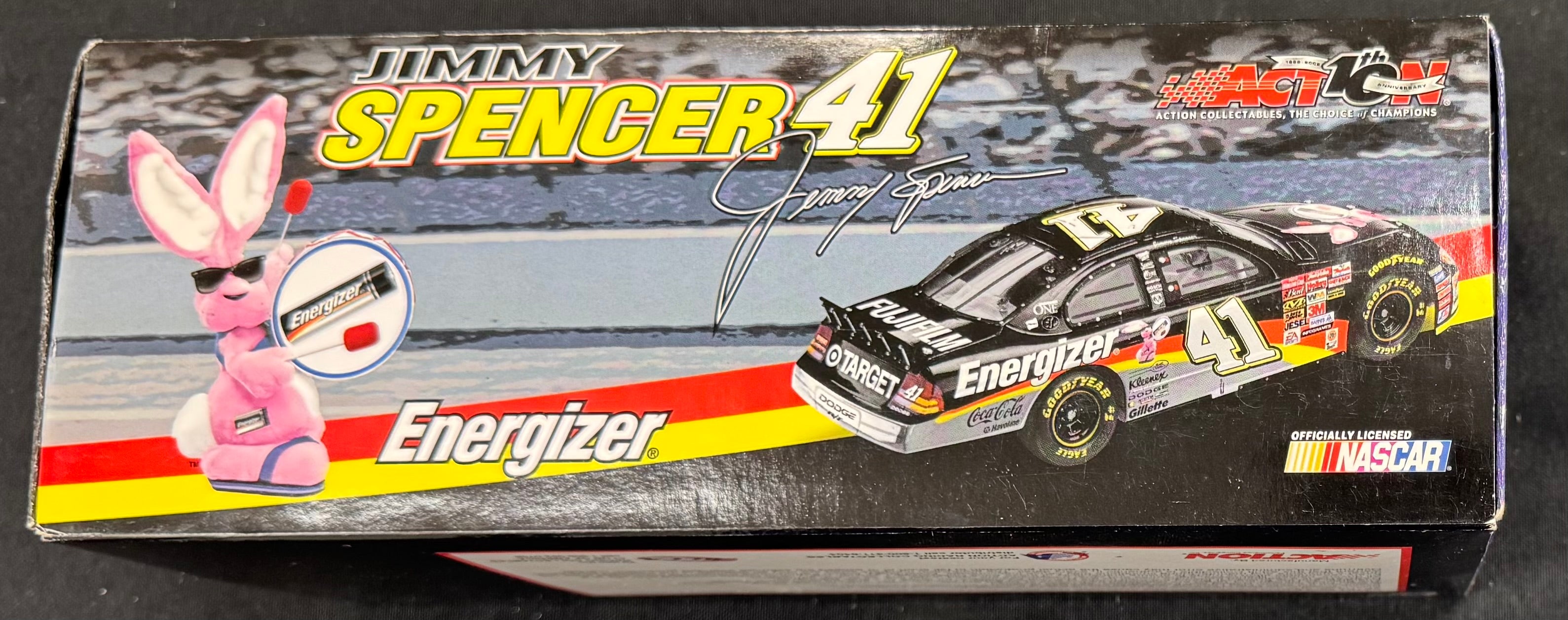 Jimmy Spencer #41 Energizer 2002 Intrepid Action Racing 1:24 Diecast Car /6168