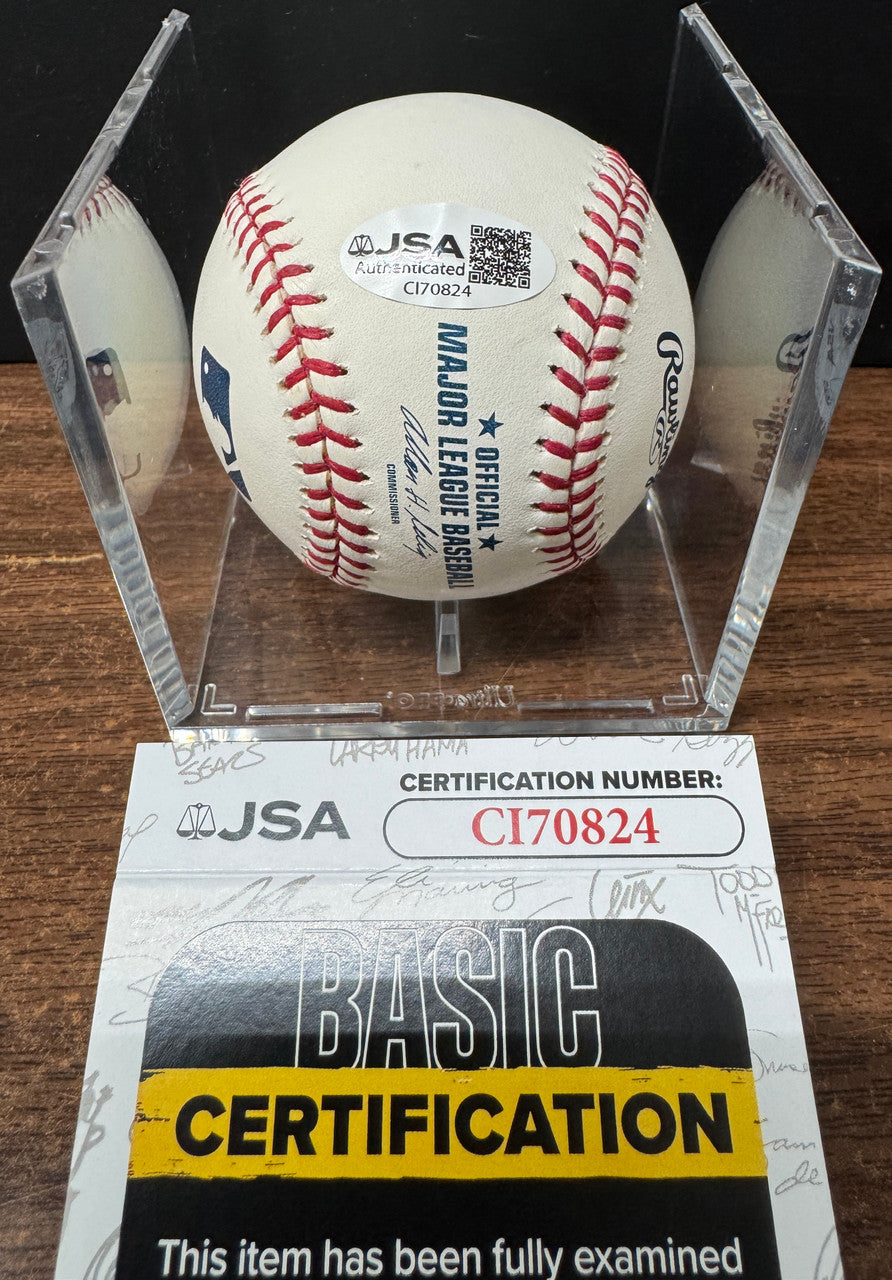 C.C. Sabathia Signed Autographed Rawlings OML Baseball JSA