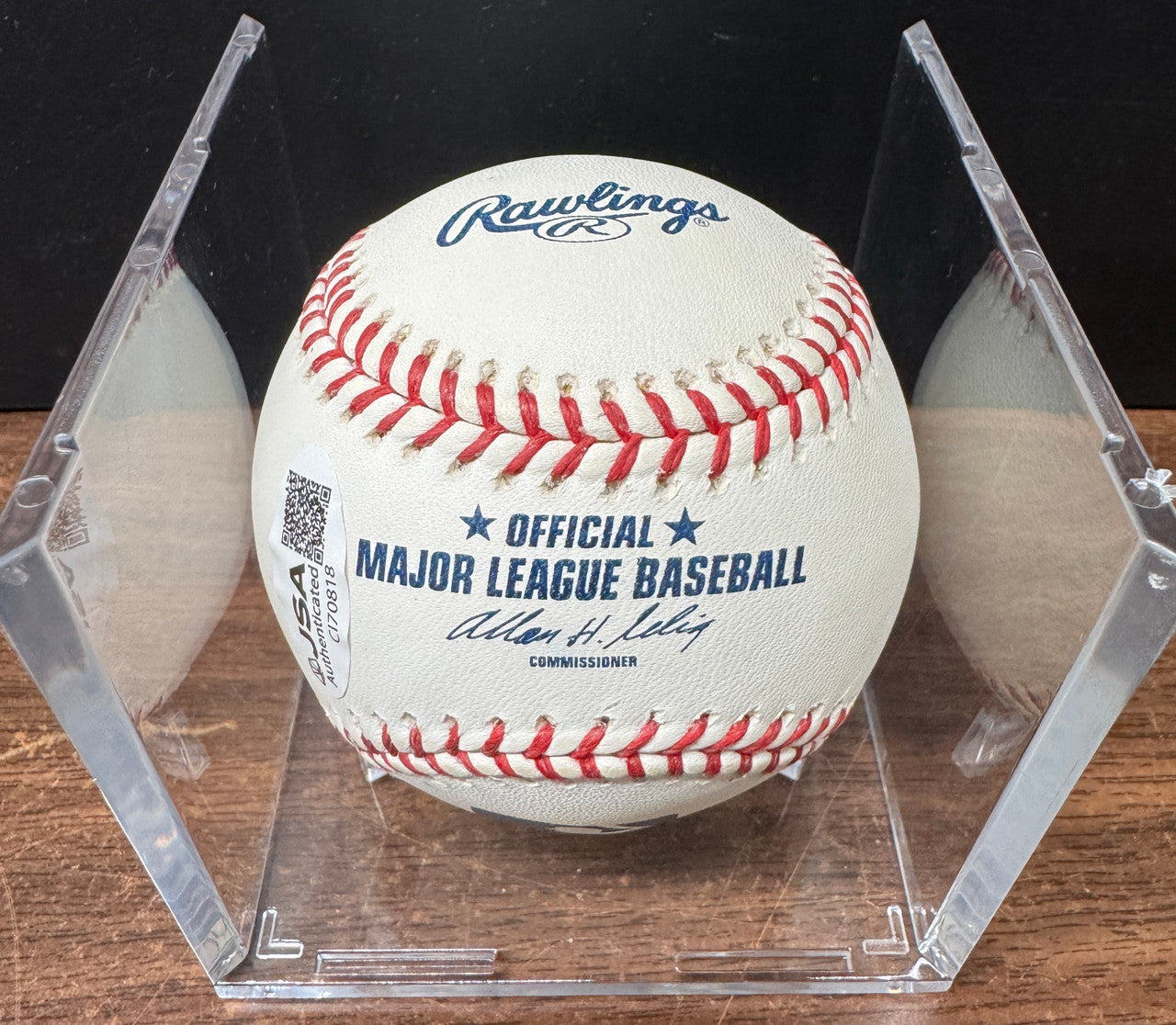 Joe Torre Signed Autographed Rawlings OML Baseball JSA