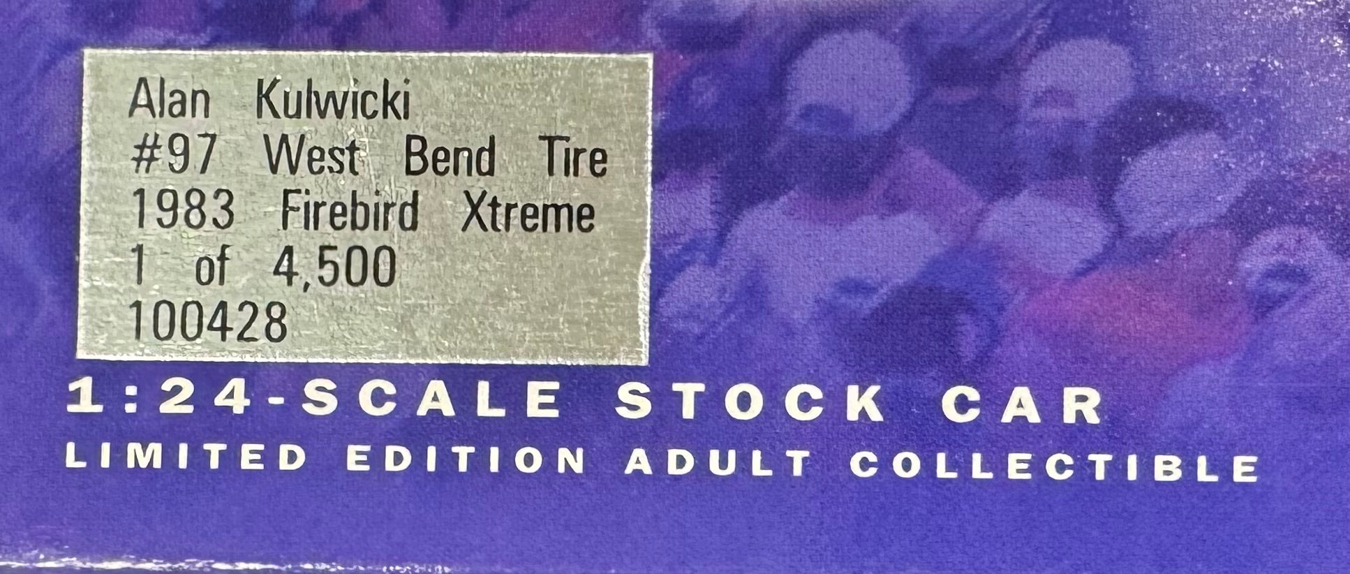 Alan Kulwicki #97 West Bend Tire 1983 Action Racing Xtreme 1:24 Diecast Car