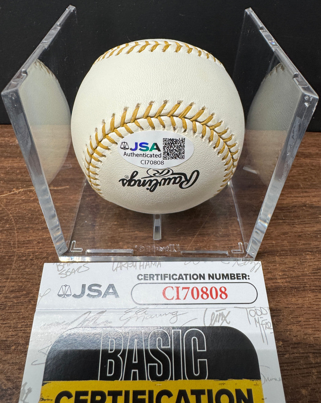 Ryne Sandberg Signed Autographed Inscribed Rawlings Gold Glove Baseball JSA
