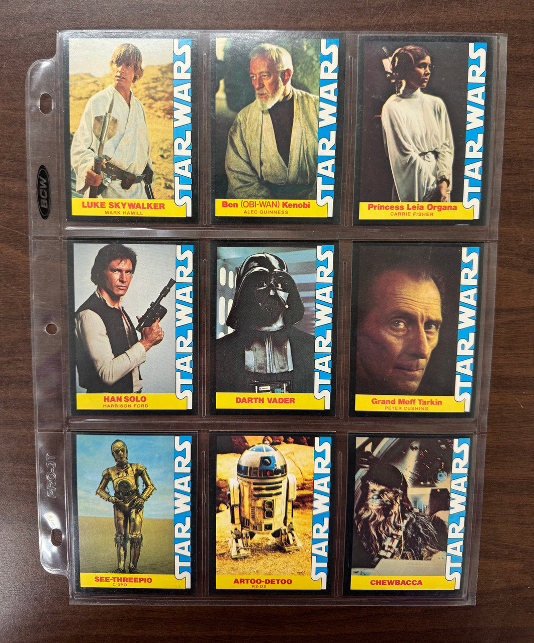 1977 Star Wars Wonder Bread Complete Set (16) NM
