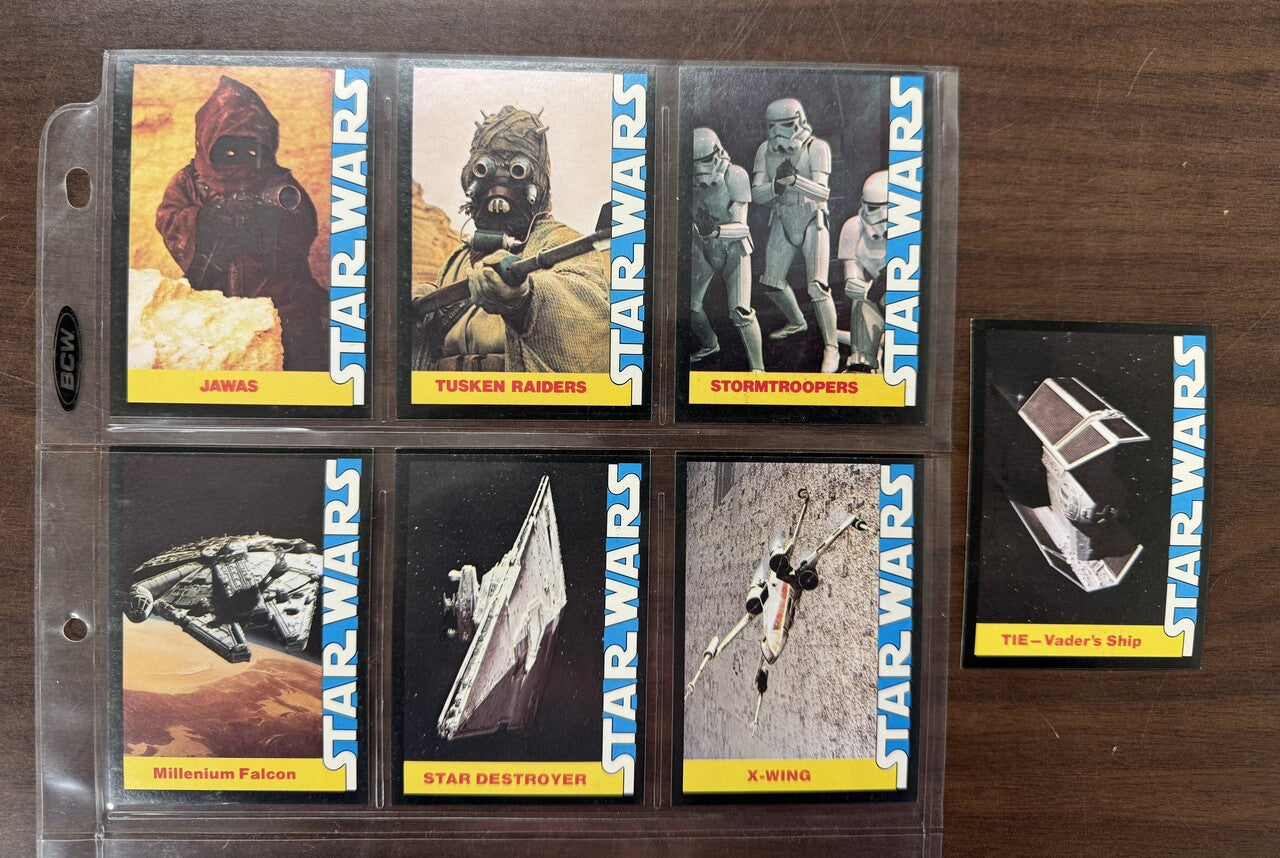 1977 Star Wars Wonder Bread Complete Set (16) NM